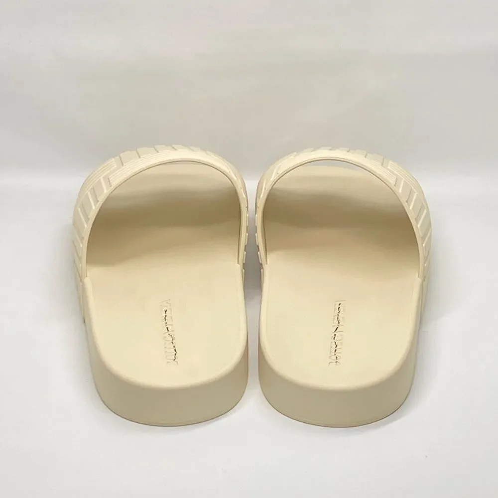 Bottega Veneta Rubber Slide Sandals size 46/us size 13